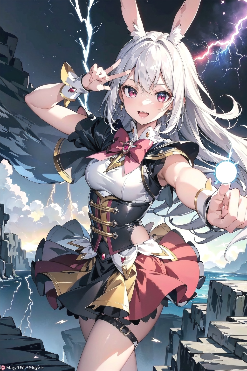 魔法少女なのです🎀🐰🪄︎︎✡️ | の人気AIイラスト・グラビア