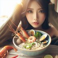 海少女とseafood noodle 4枚目