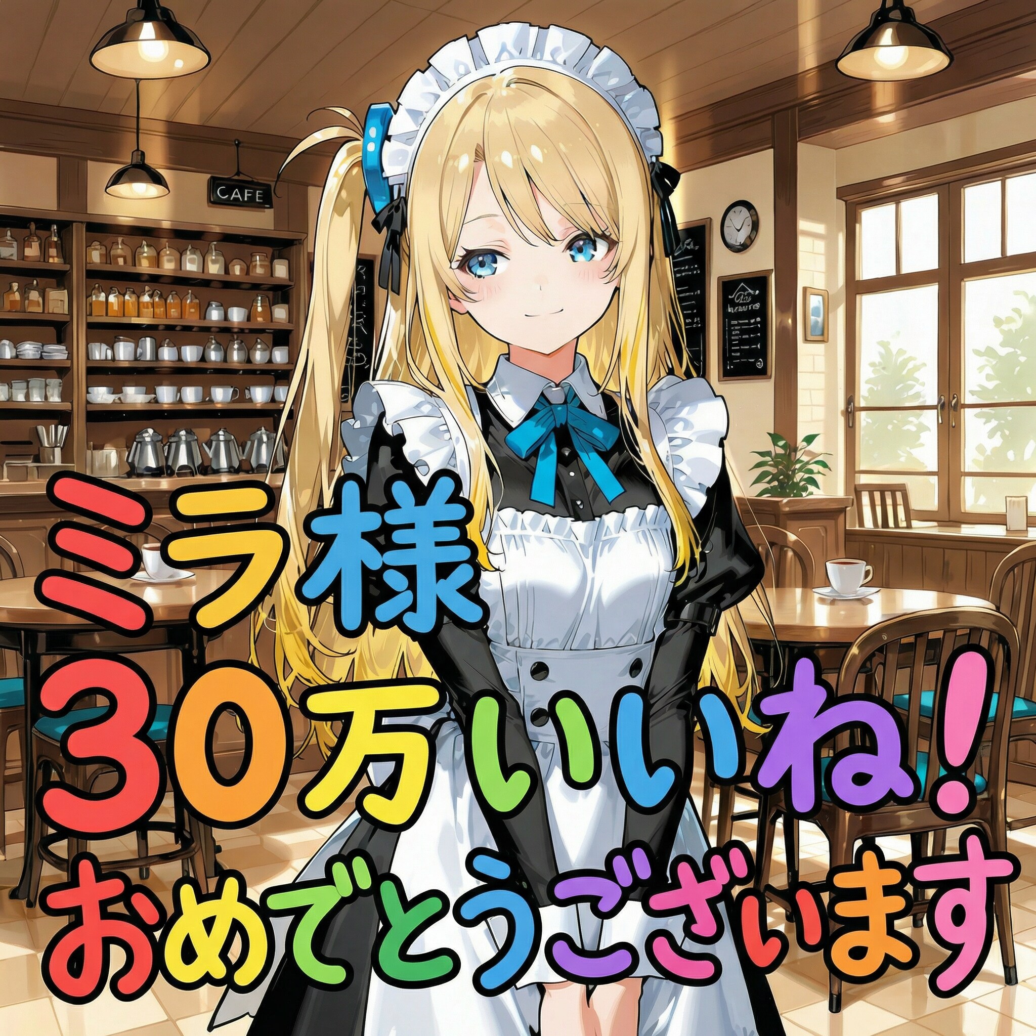 祝🎉ミラ様へ【30万いいね】おめでとうございます！ | の人気AIイラスト・グラビア