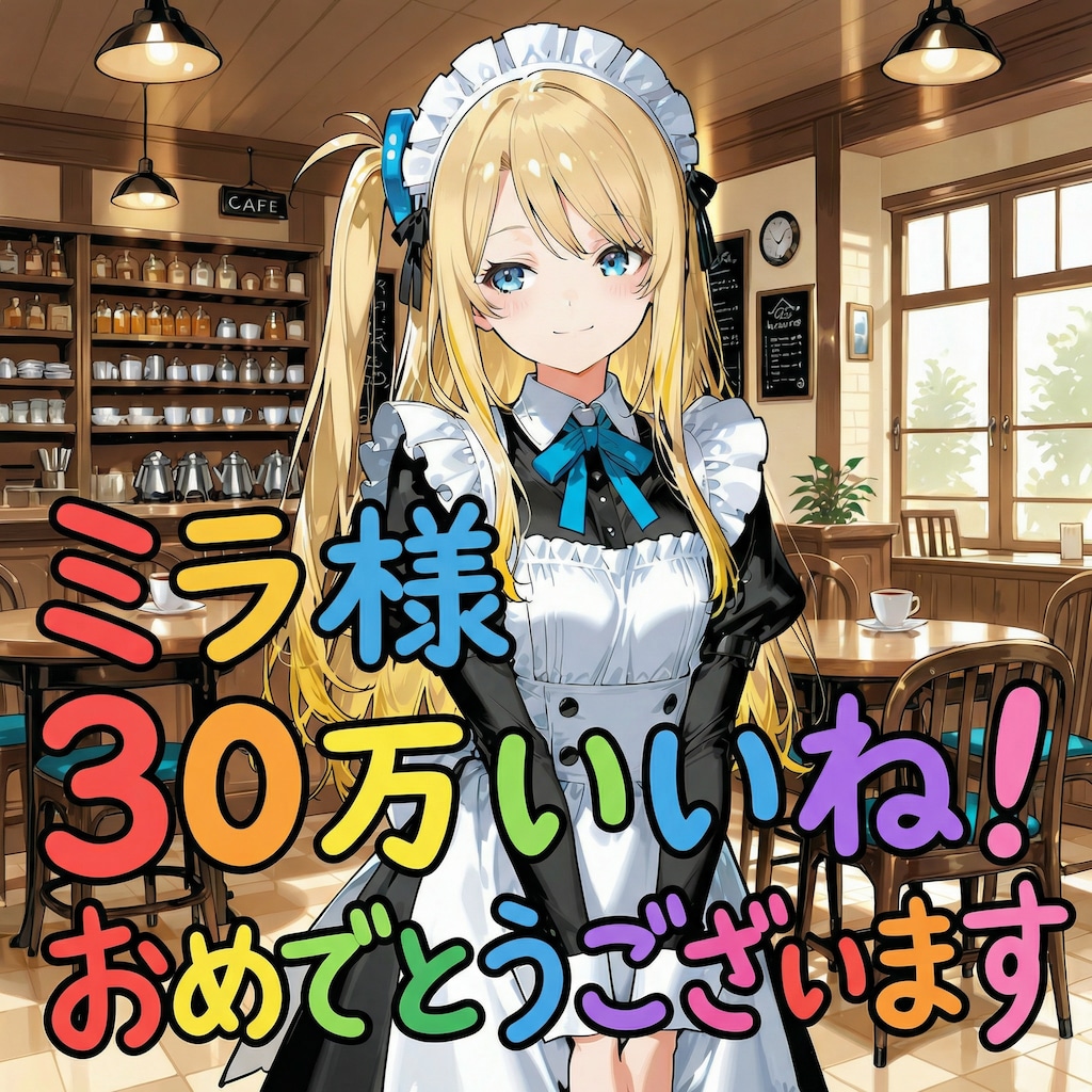 祝🎉ミラ様へ【30万いいね】おめでとうございます！