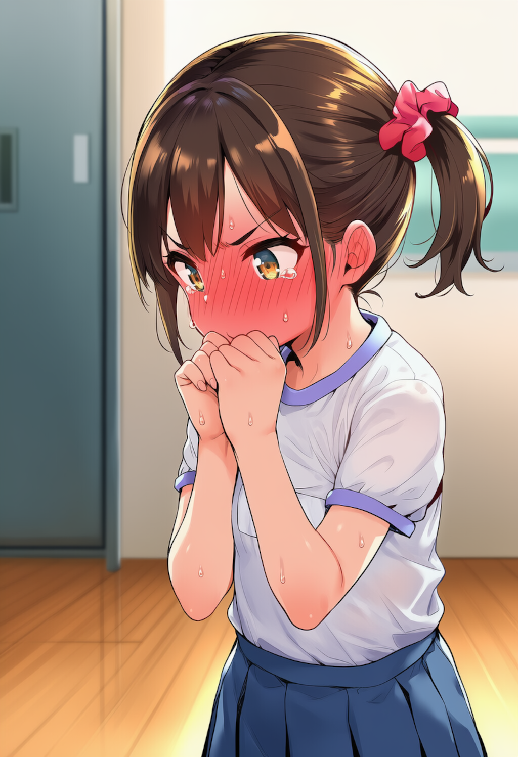 赤面女子の「怒」