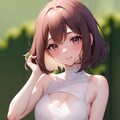 白いドレスを着た女性 2枚目