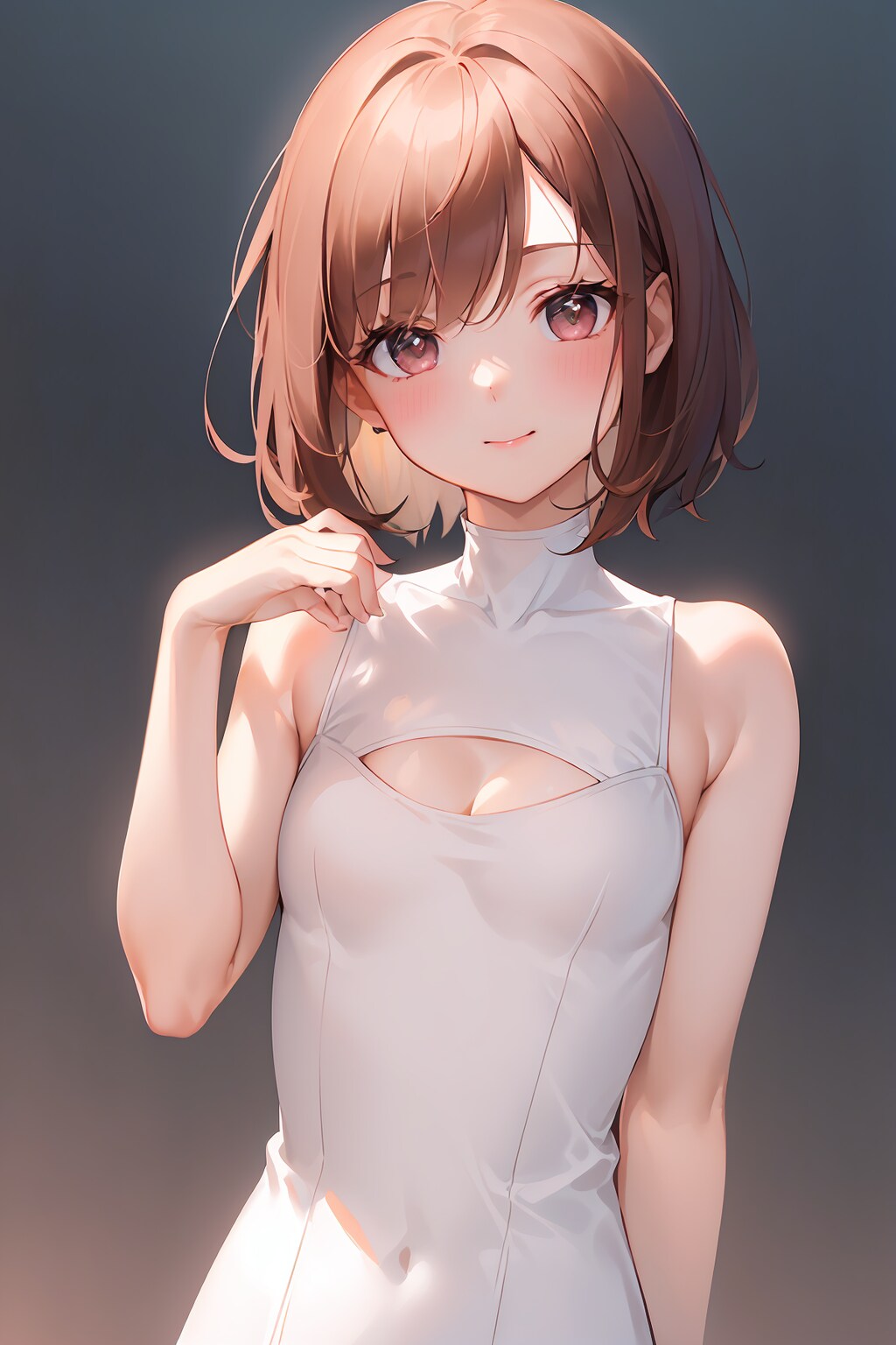 白いドレスを着た女性