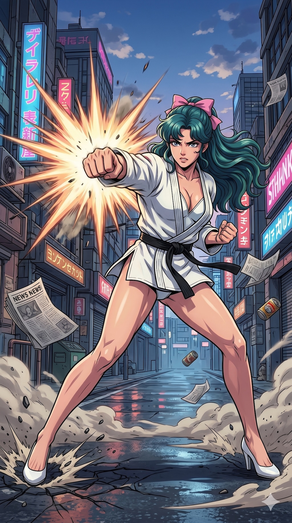 ナックルミサイル！