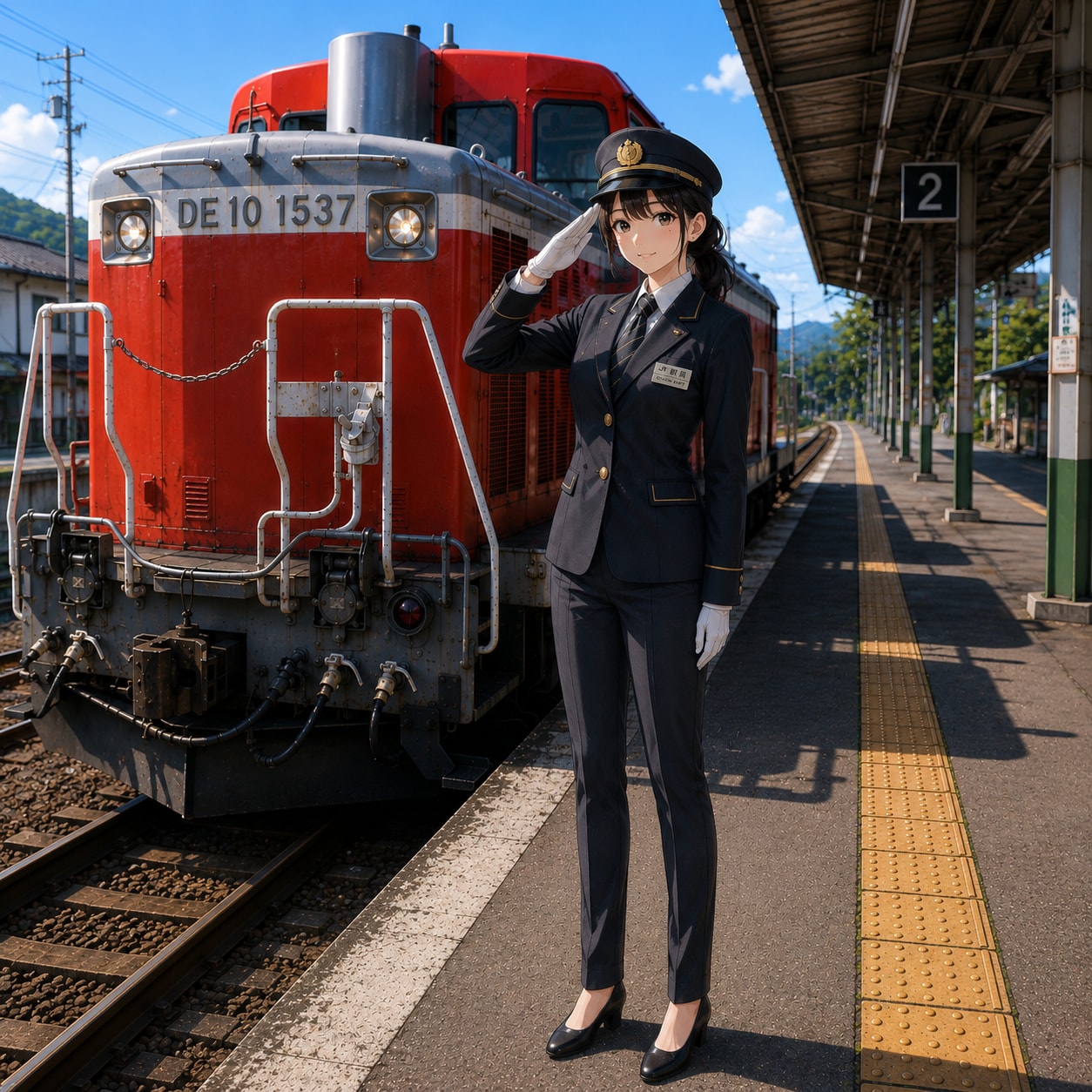 駅員のお姉さん