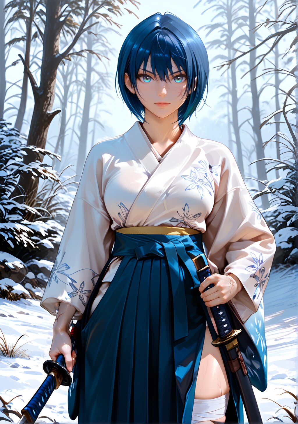 蒼井海（AoiUmi）刀剣　帯刀