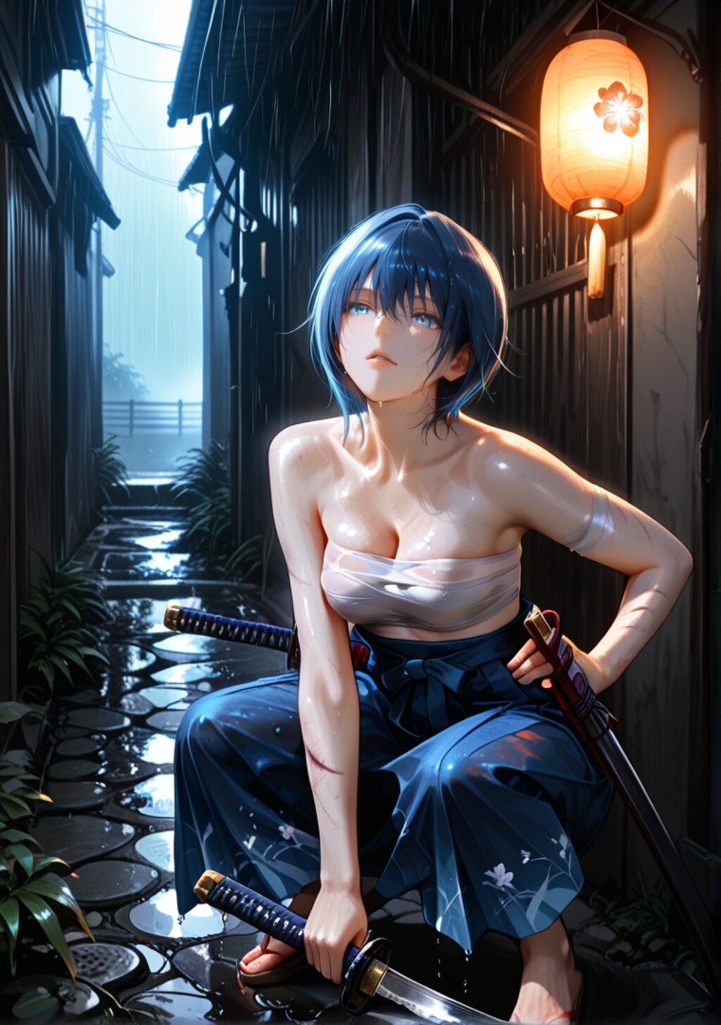 蒼井海（AoiUmi）刀剣　帯刀