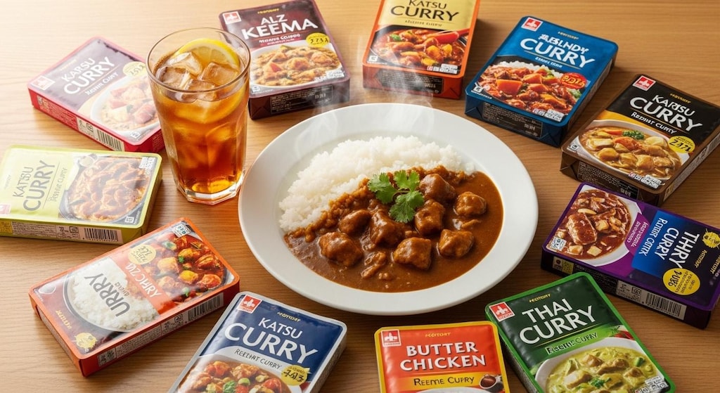 摩訶不思議食堂のレトルトカレー食べ比べ食べ放題