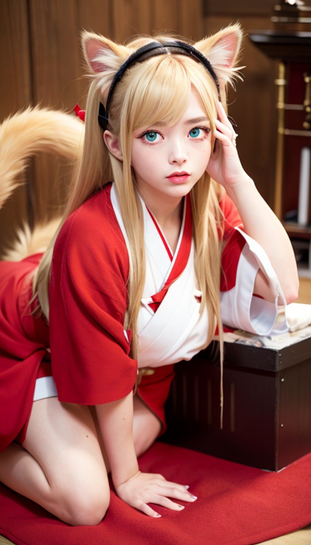 【12枚】猫巫女