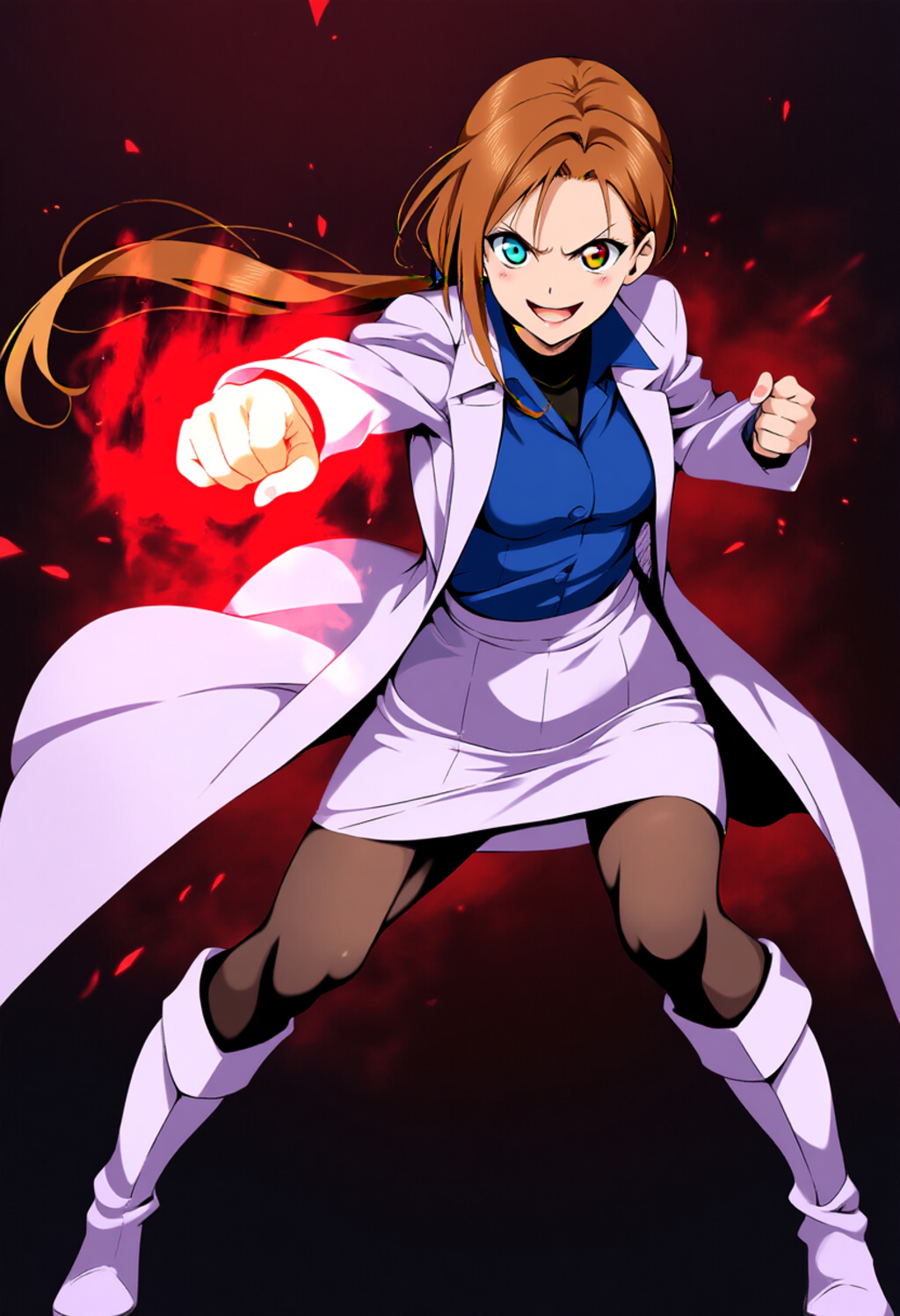 気合を入れるうちの子