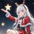 サンタ少女(白髪ちゃん)② 4枚目