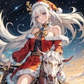 サンタ少女(白髪ちゃん)② 7枚目