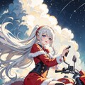 サンタ少女(白髪ちゃん)② 8枚目