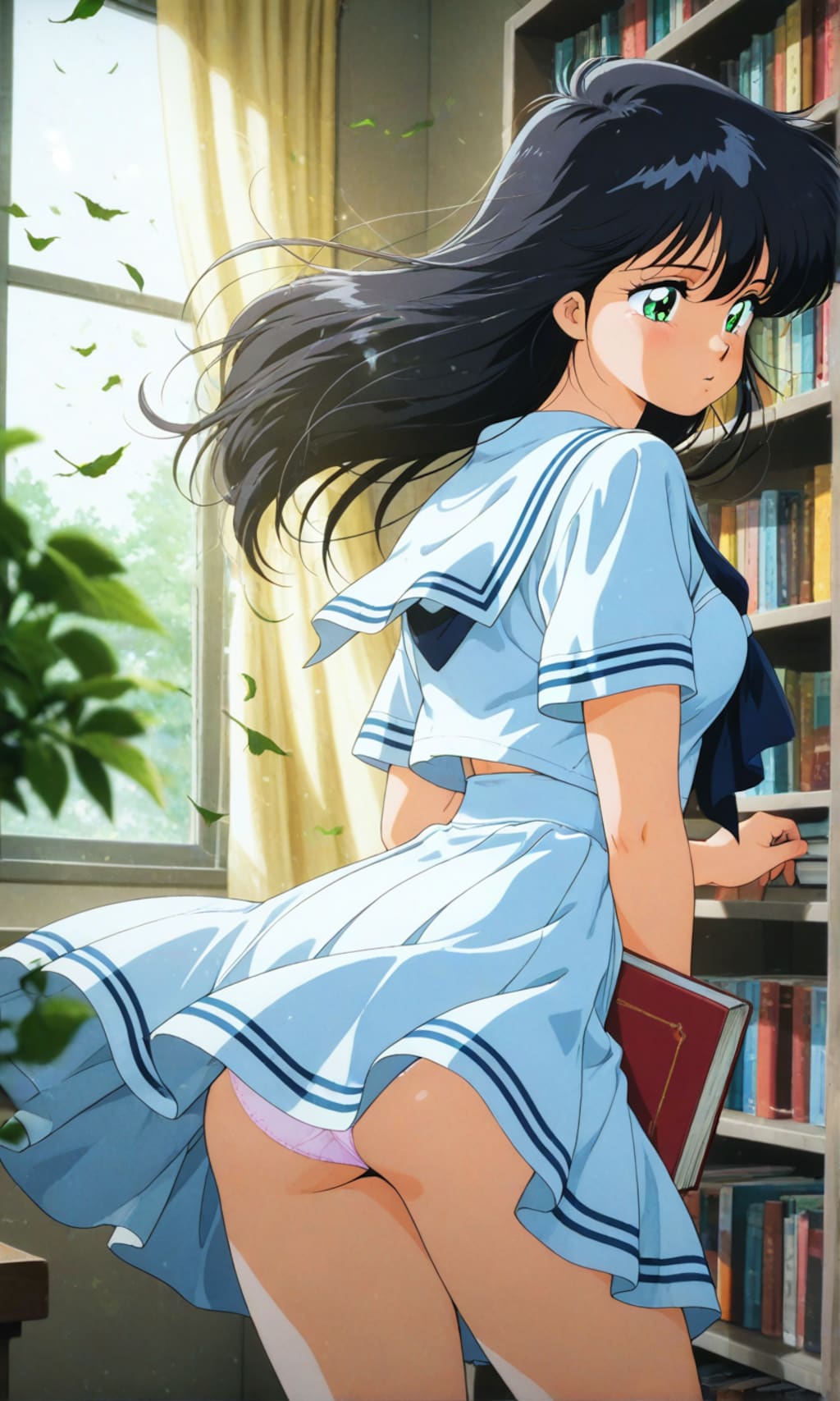 【鮎川まどか】 図書館で勉強会のはずが 【Madoka Ayukawa】