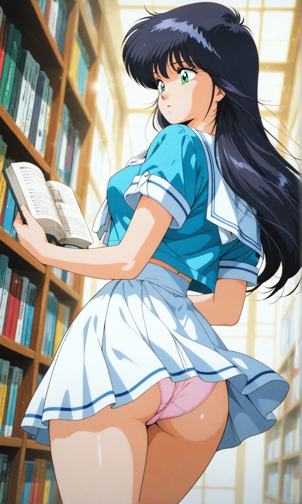 【鮎川まどか】 図書館で勉強会のはずが 【Madoka Ayukawa】