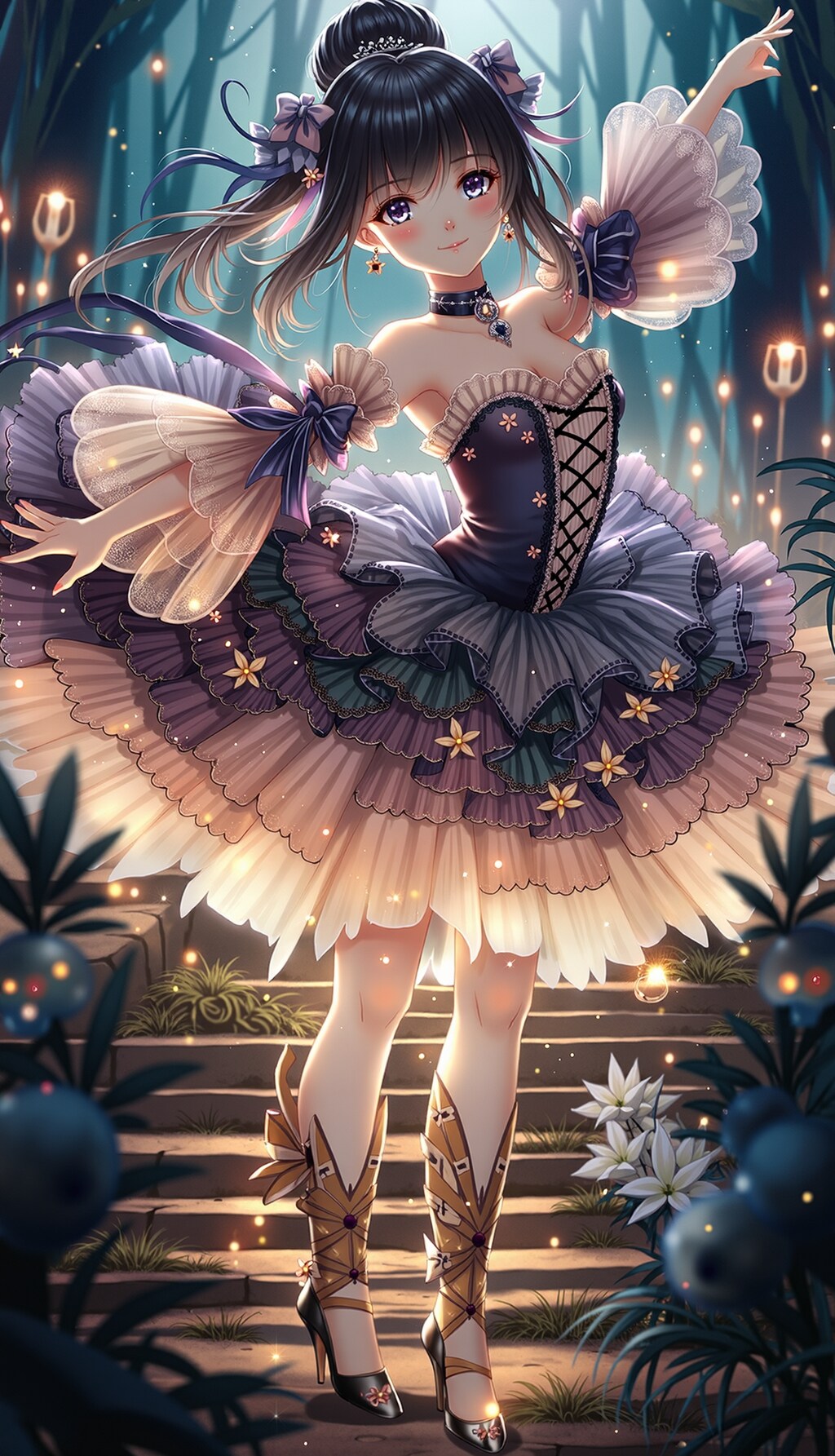 紫の星のダンサー