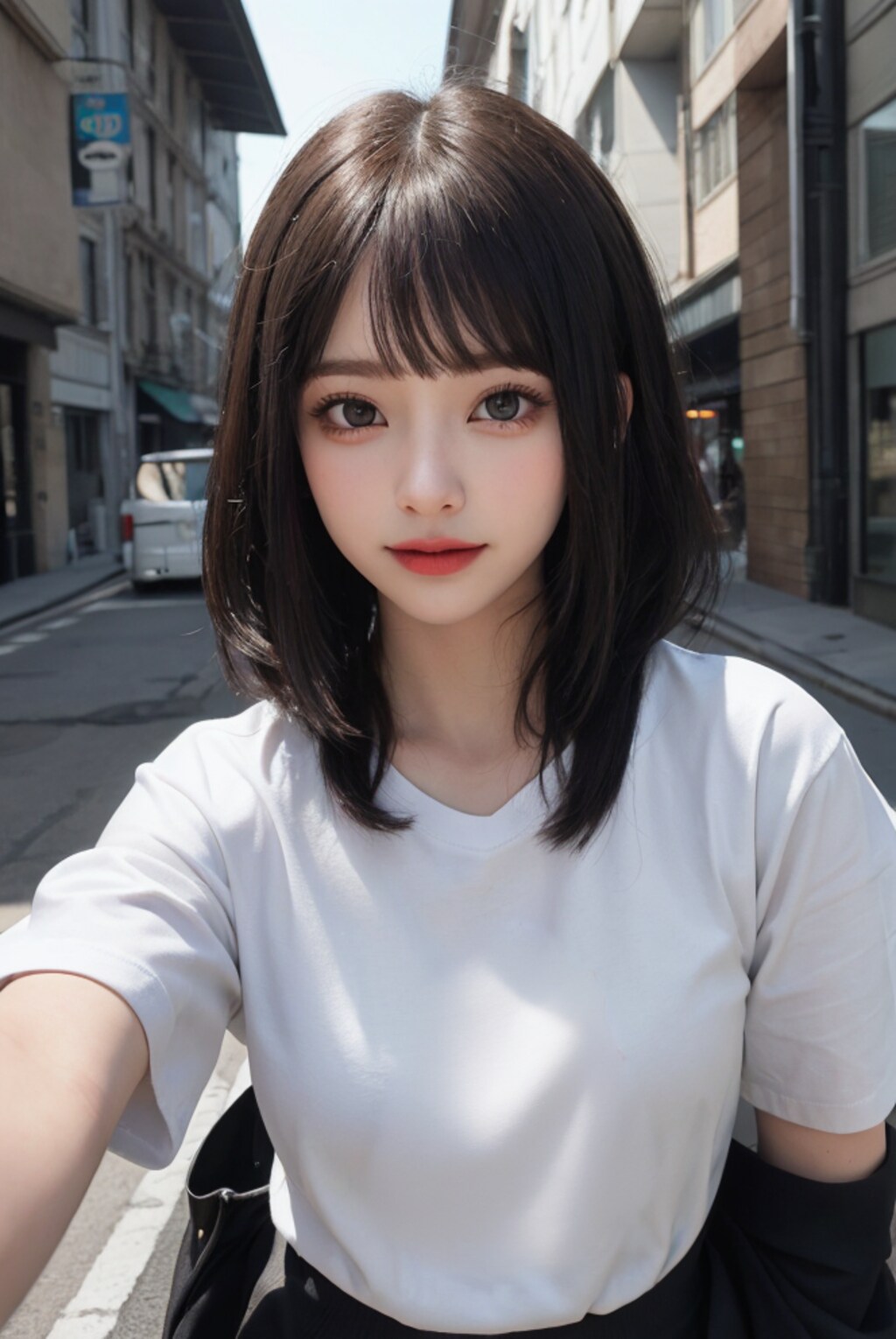 純白という表現が似合う可愛い子