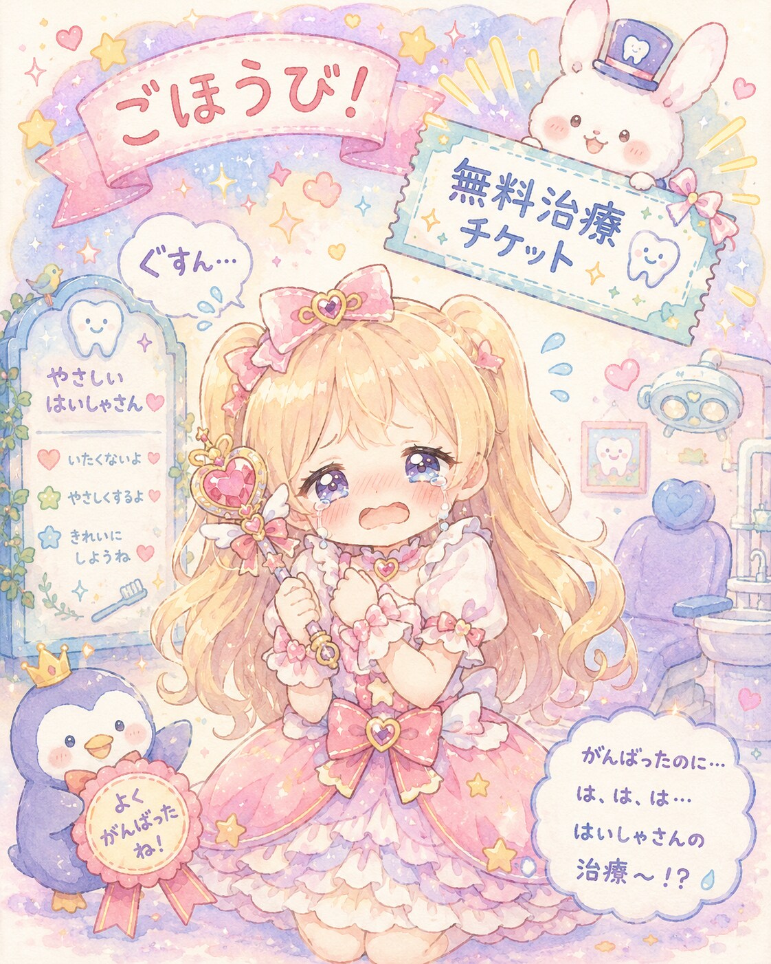 ごほうびは歯医者さん！？