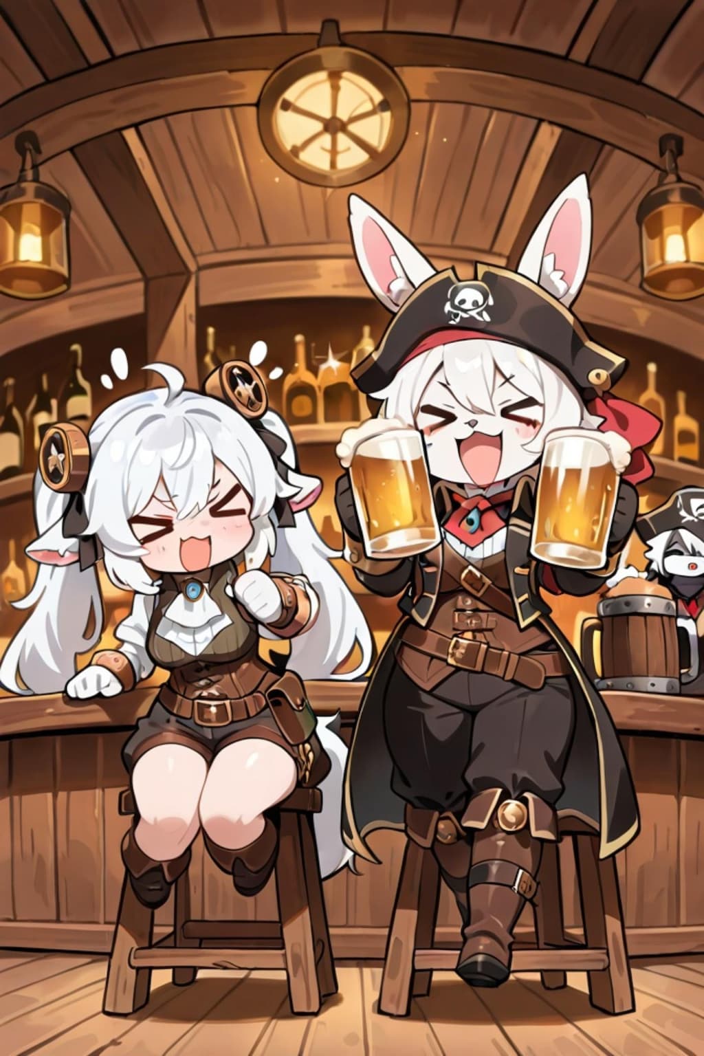 白髪の海賊ちゃん