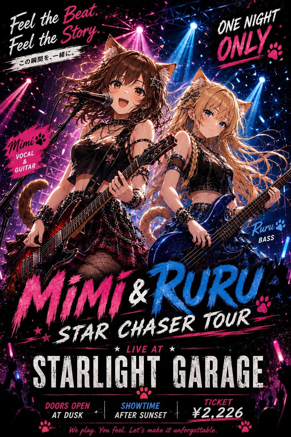 ライブポスター風