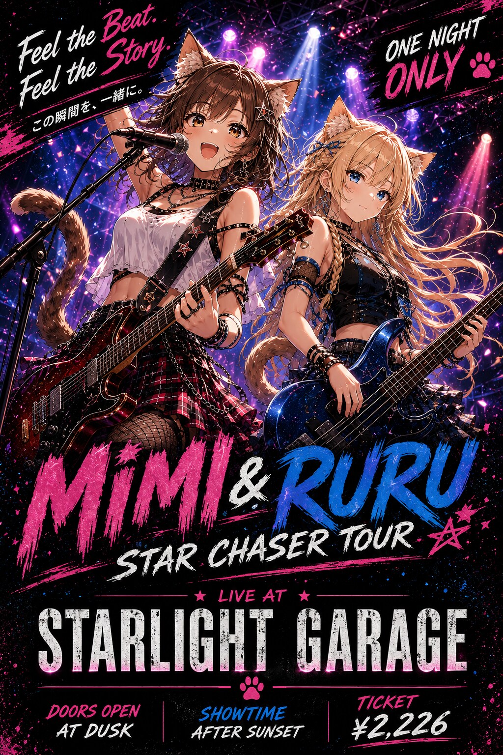 ライブポスター風
