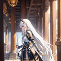 神殿騎士少女(白髪ちゃん) 8枚目