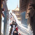 神殿騎士少女(白髪ちゃん) 7枚目