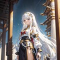 神殿騎士少女(白髪ちゃん) 5枚目