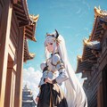 神殿騎士少女(白髪ちゃん) 3枚目