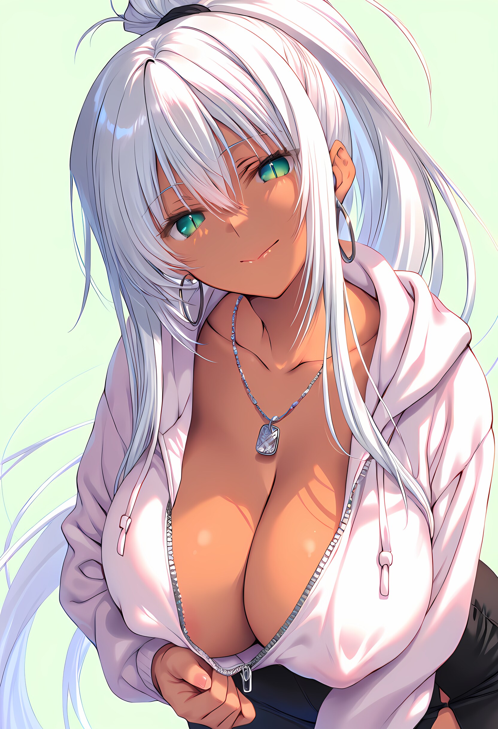 どこを見てるのかな？