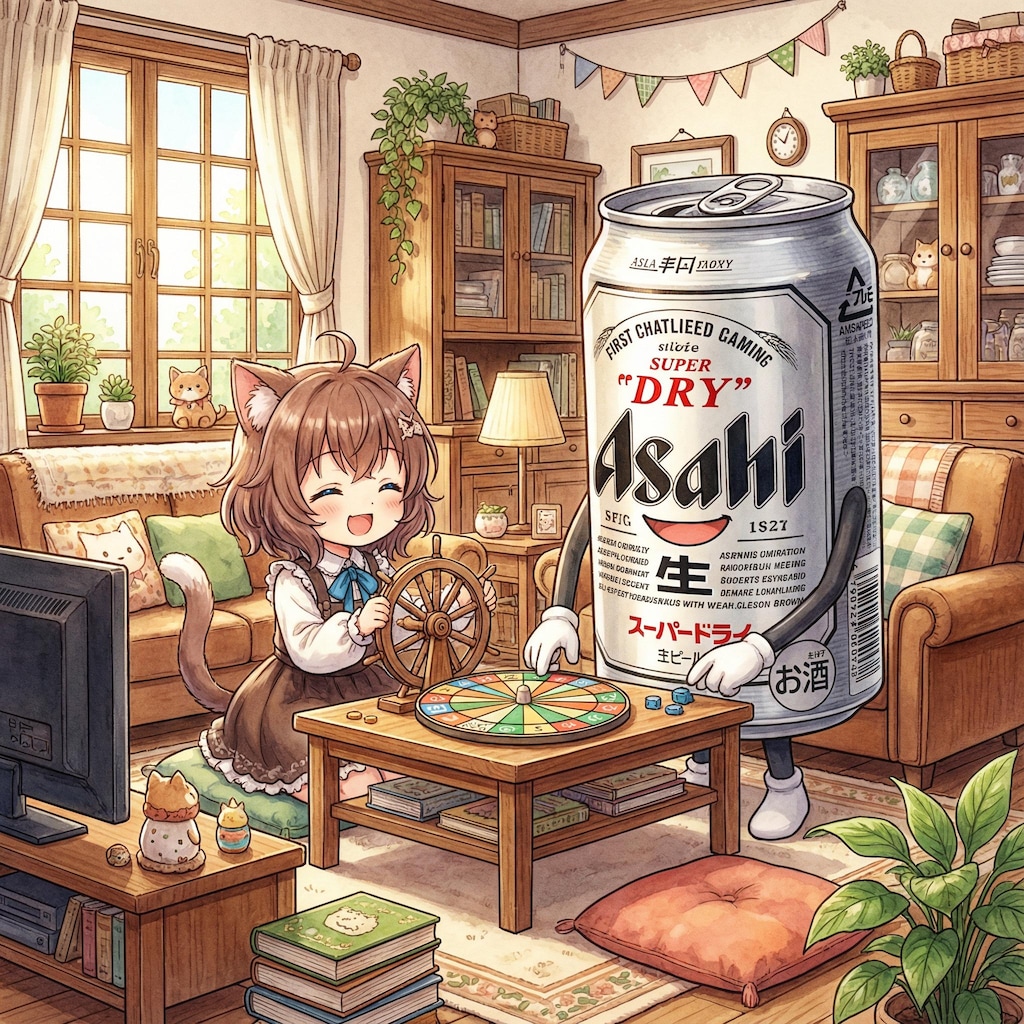 人生ゲームをする小さな女の子