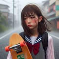 女子とスケボー乗るにはヴィーガンでなければならない！ 4枚目
