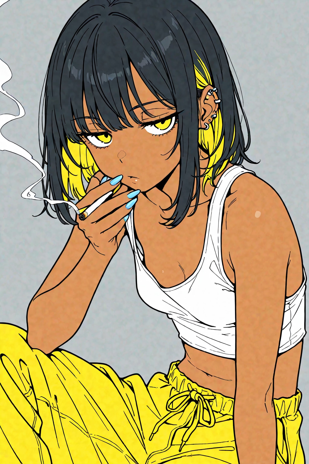 「あ、お先です」