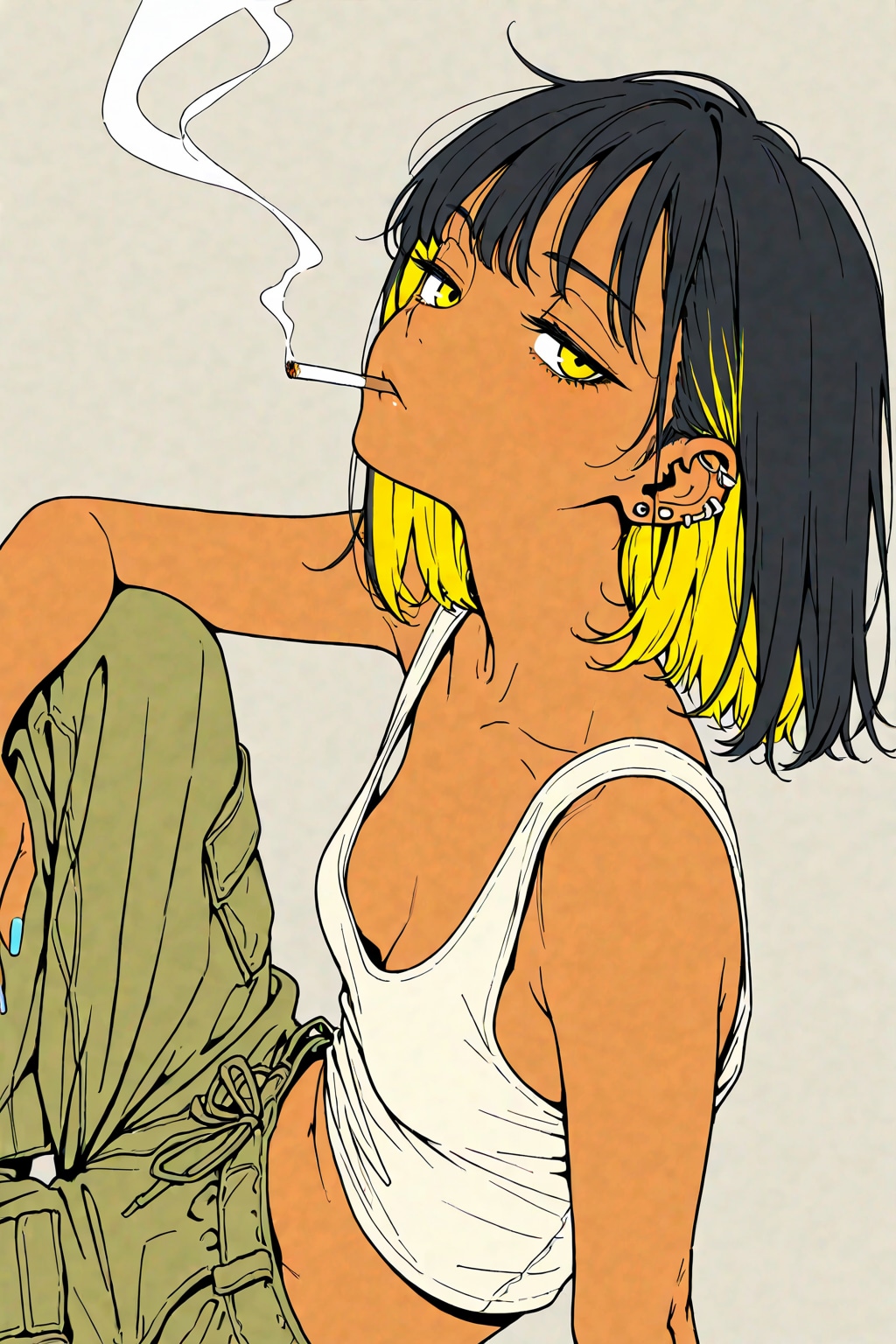 「あ、お先です」