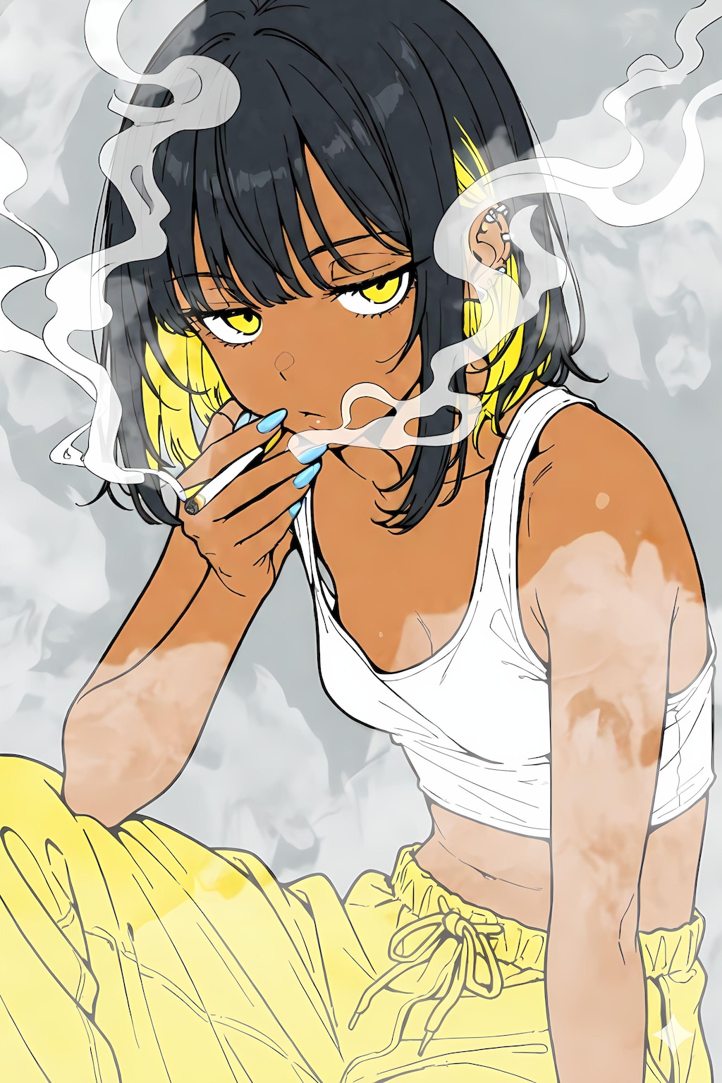 「あ、お先です」