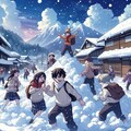 雪遊び・１ 5枚目