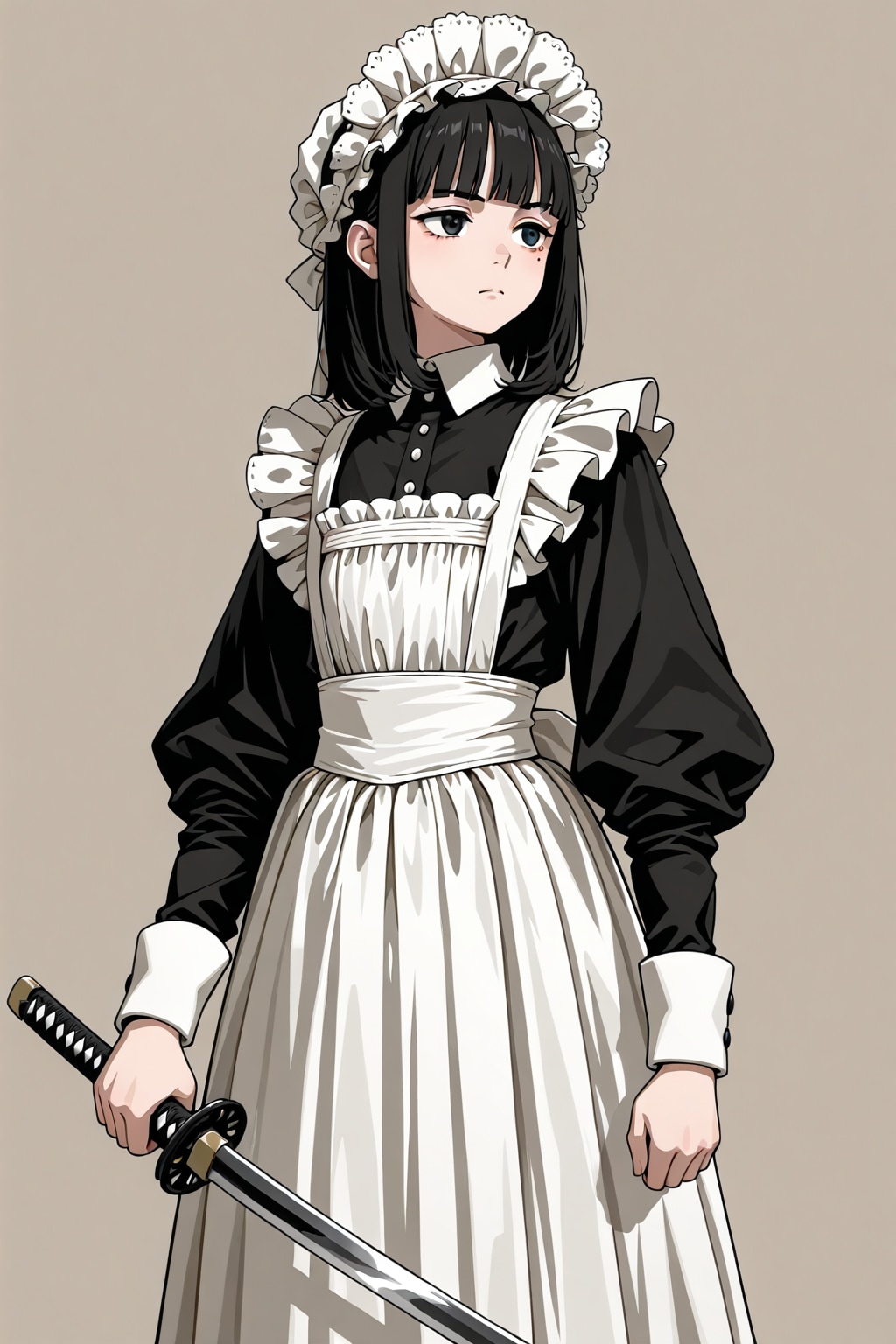 メイドさん３１９（ちせ） | の人気AIイラスト・グラビア