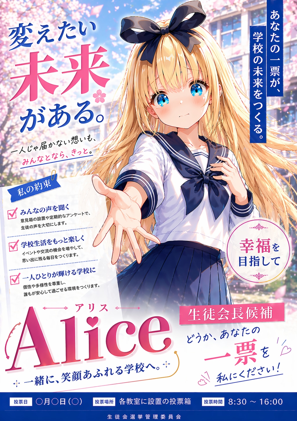 アリス、起つ。(春の生徒会選挙編）