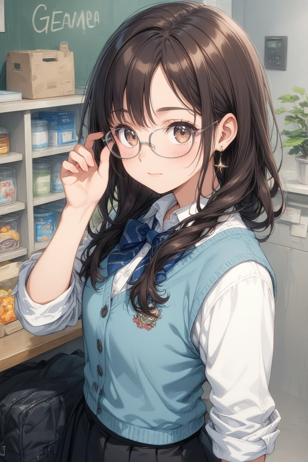おまかせ眼鏡っ娘260821LARIMAR21 | の人気AIイラスト・グラビア