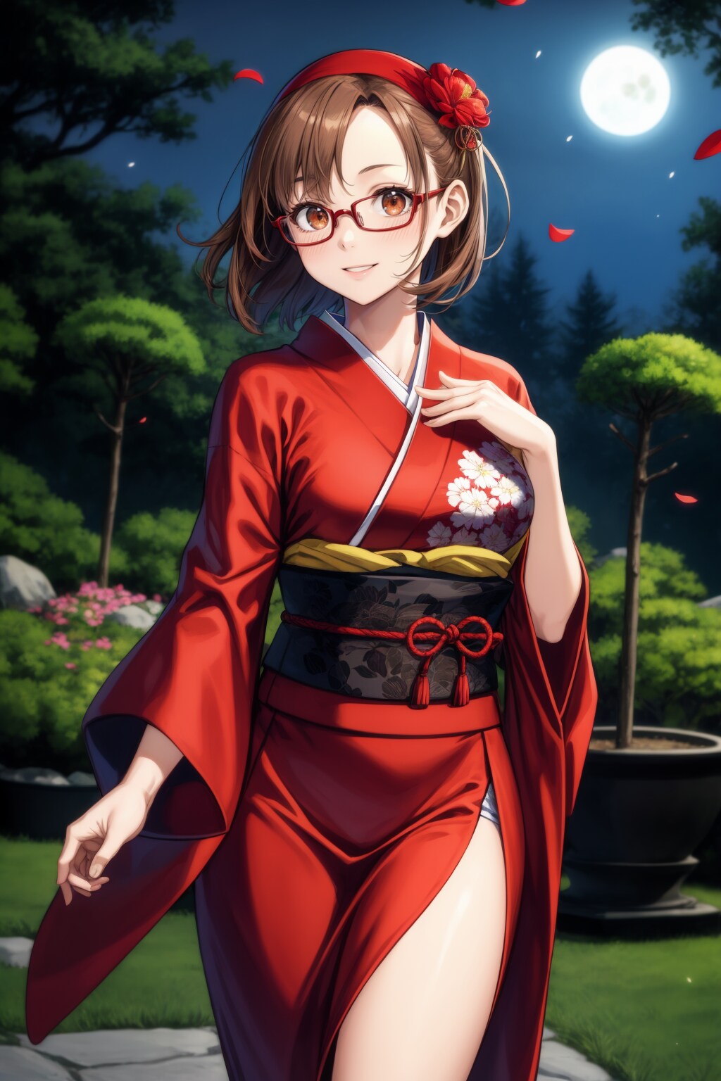 満月の夜に