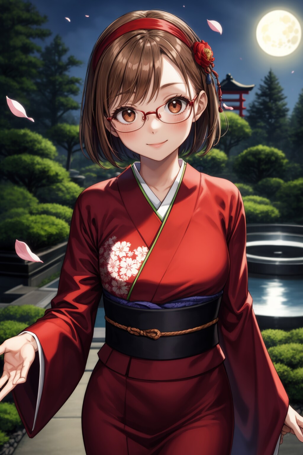 満月の夜に
