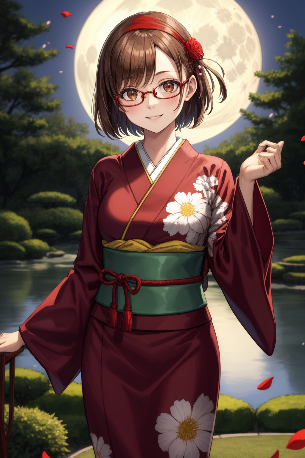 満月の夜に