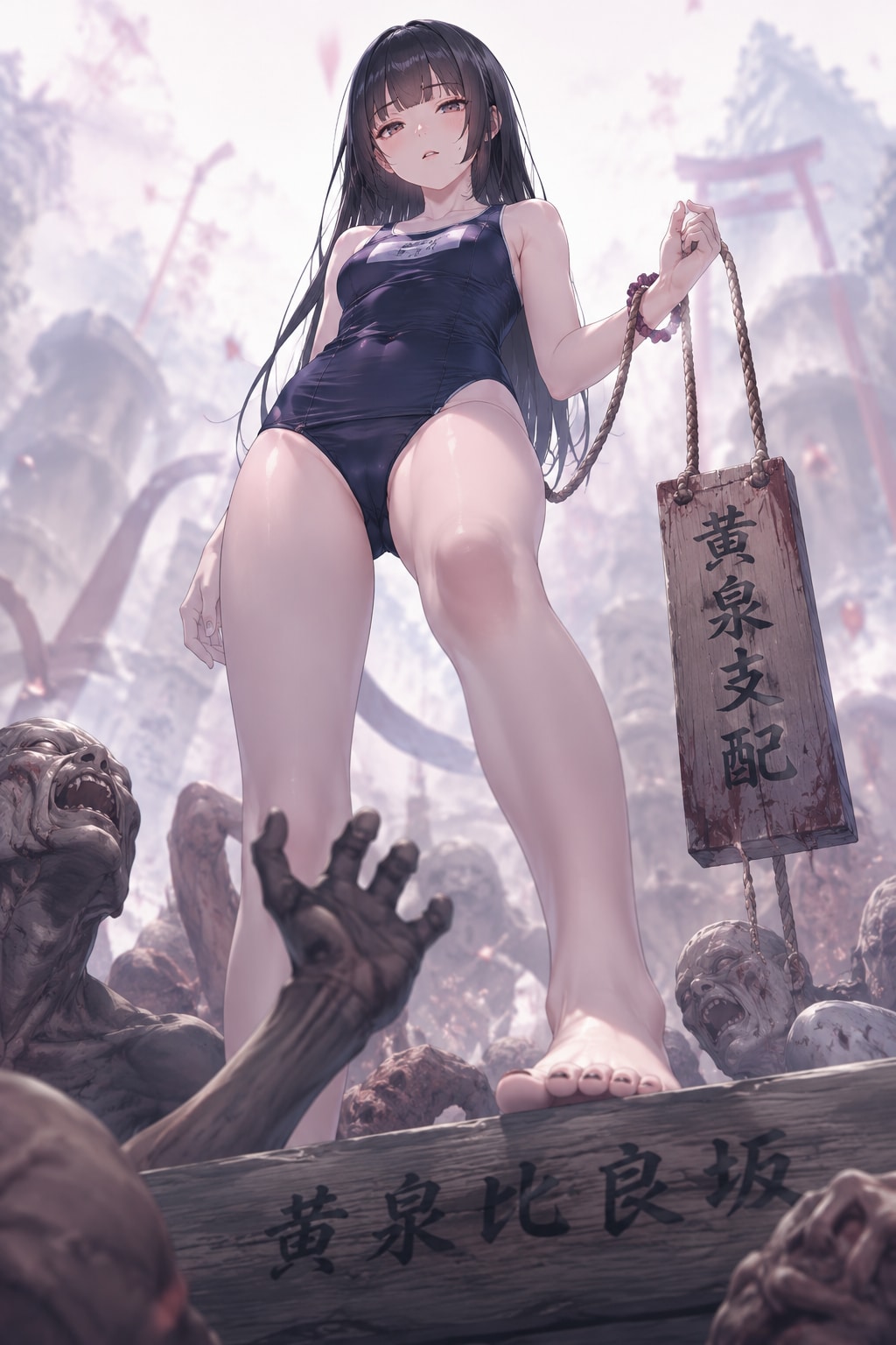 黄泉のスク水さま