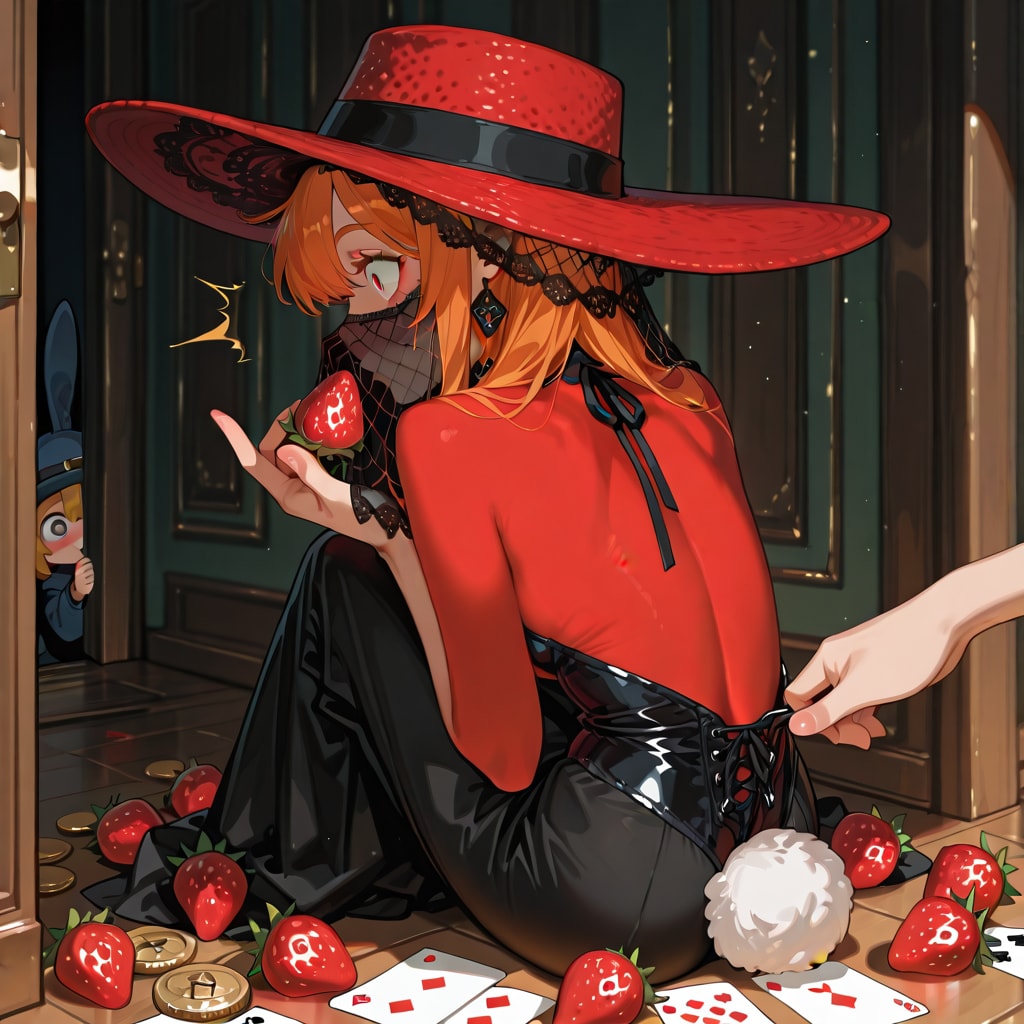 つまみ食い...ばれた...？