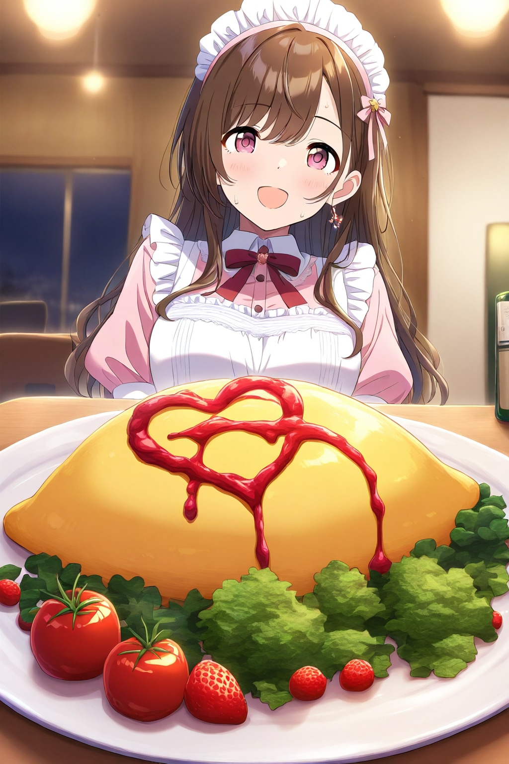 メイド製オムライス | の人気AIイラスト・グラビア