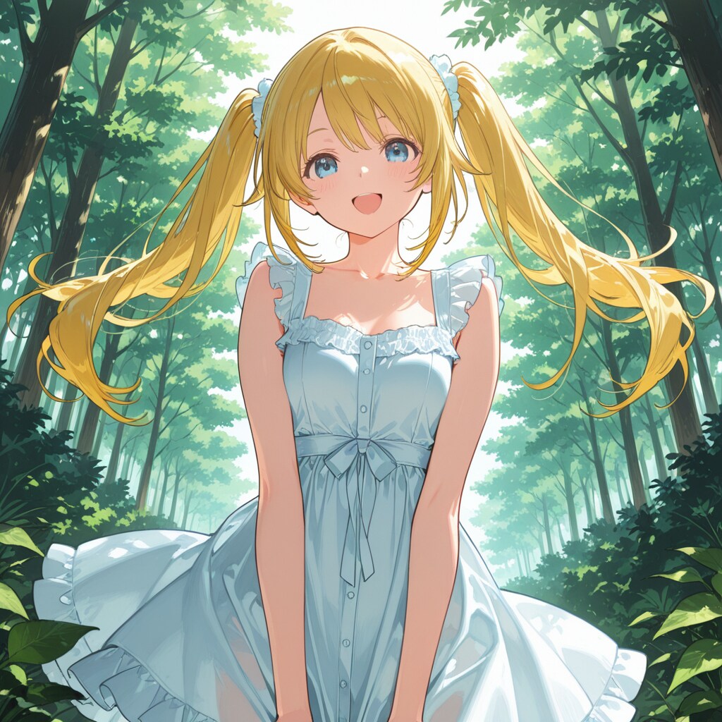 金髪ツインテール