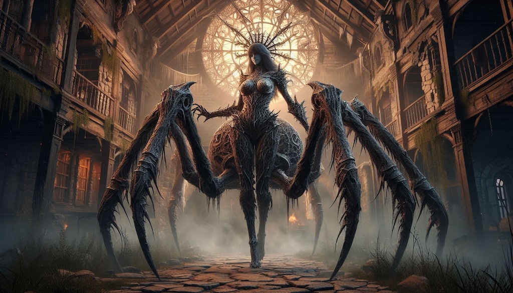 リアル調モン娘♪アラクネ種のお姉さん達♪