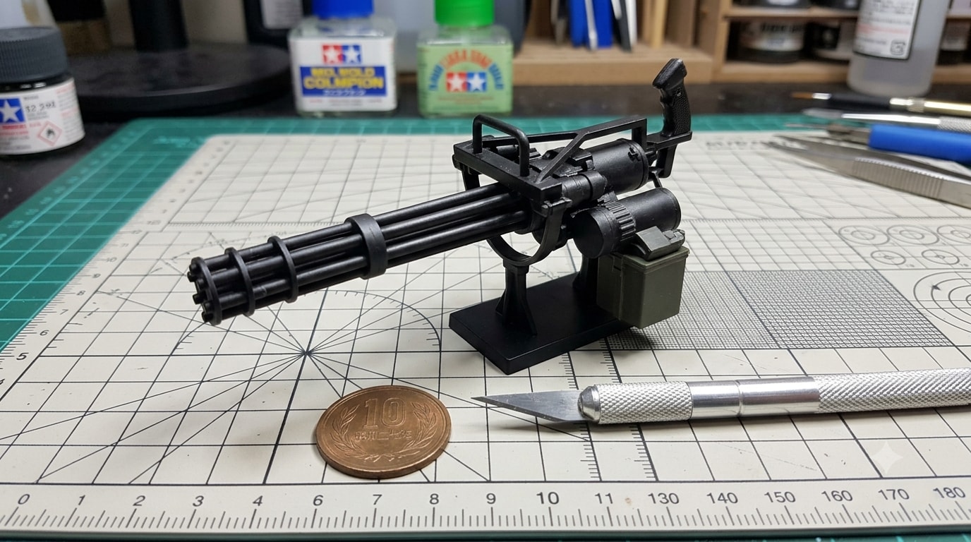 M134ミニガンのミニチュア