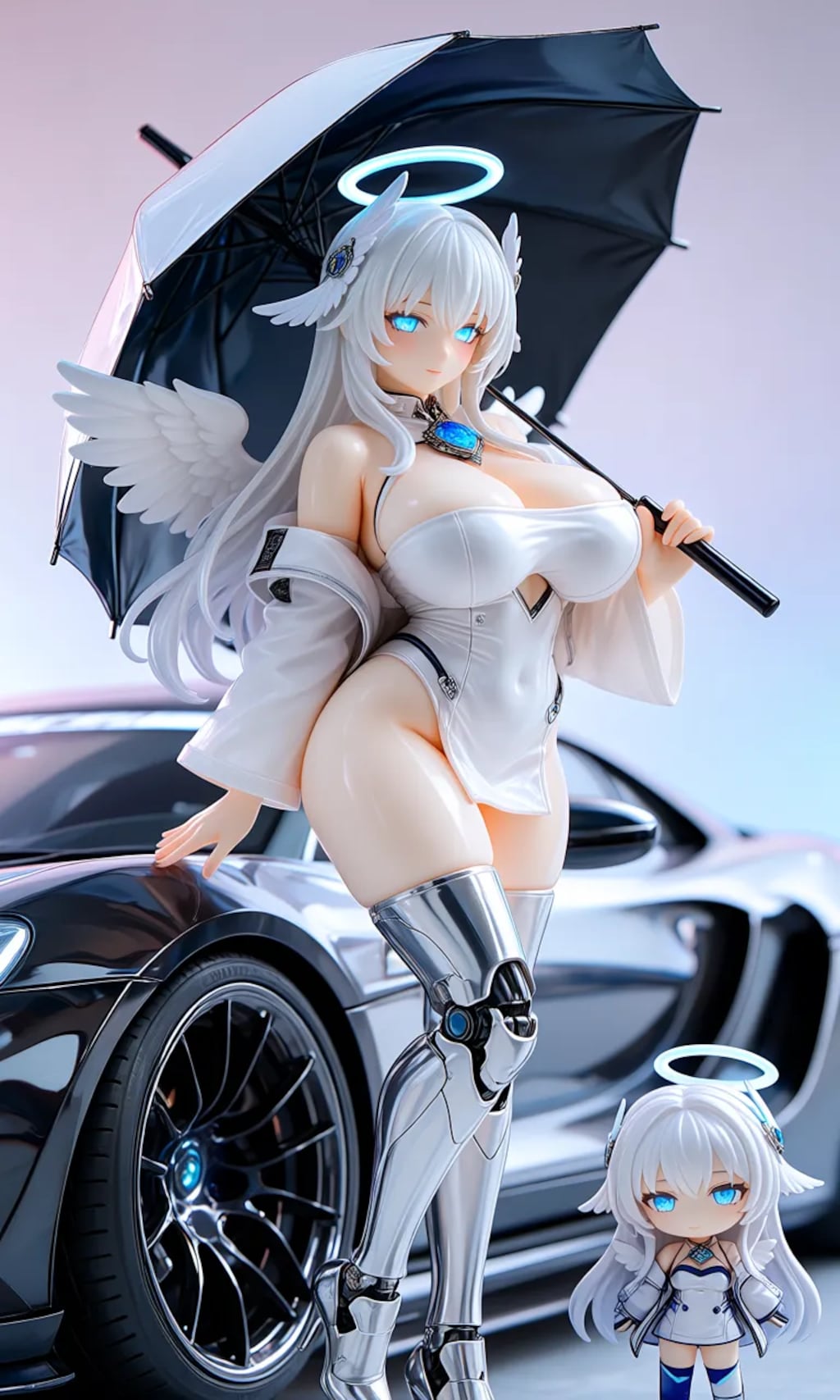異世界制服少女達　メカ娘　 天使の戦士レースクィーン