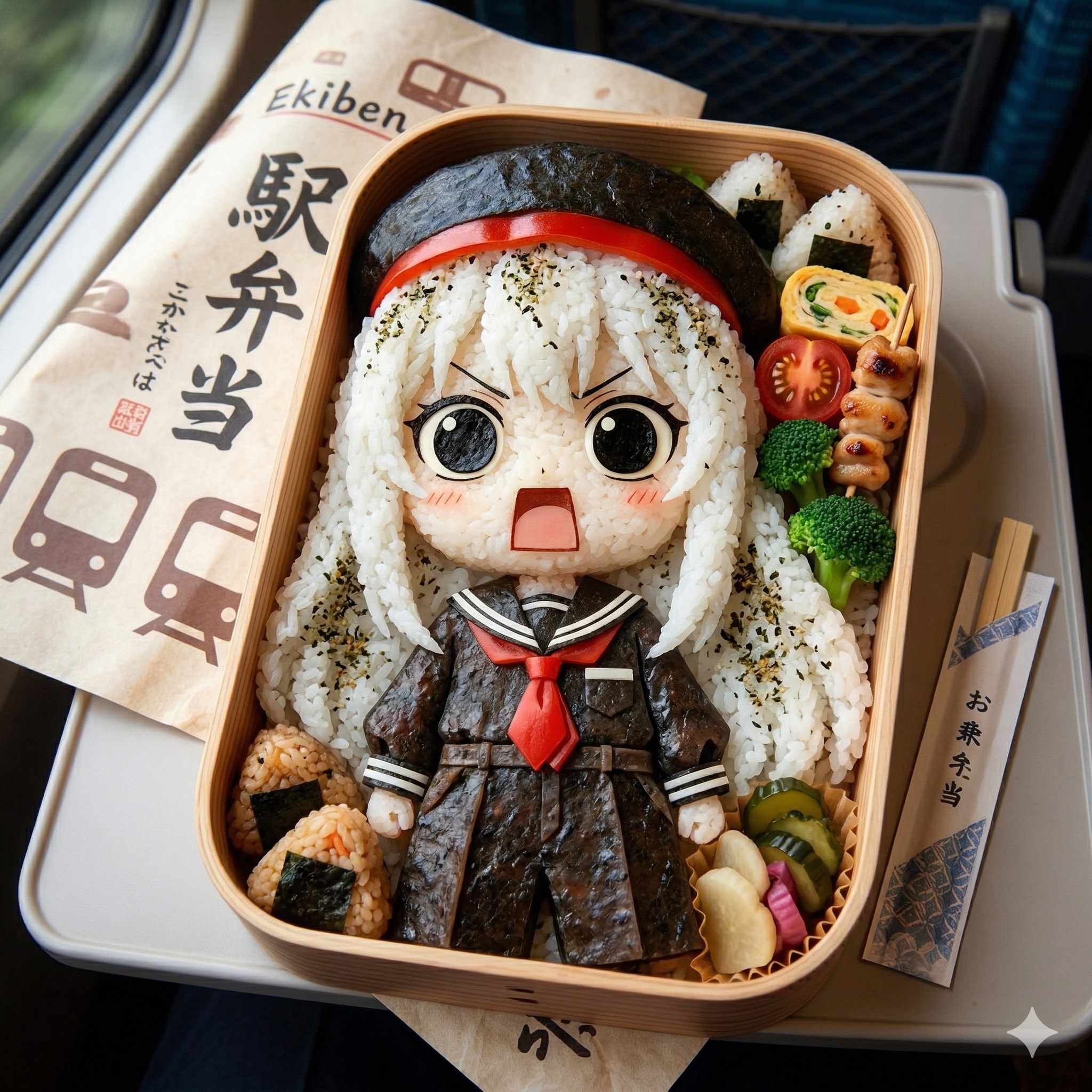 摩訶不思議食堂のえらいこっちゃ嬢の駅弁 | の人気AIイラスト・グラビア